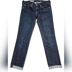 AG Adriano Goldschmied "The Stevie Roll Up Slim Straight" Size 26R